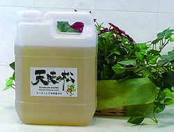 天然植物洗剤「天使の松」を使用します